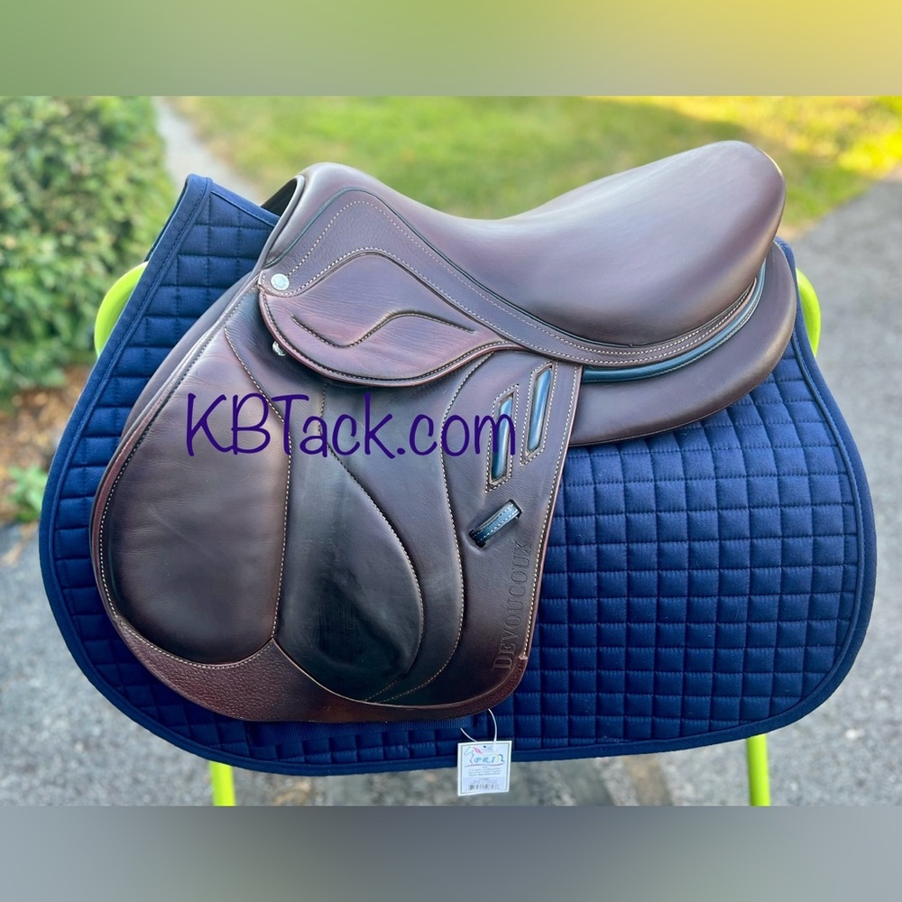 Navy PRI all purpose English jumping saddle pad